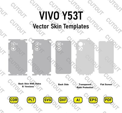 VIVO Y53T 5G Vector Skin Cut Files
