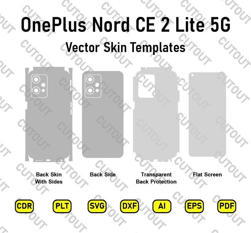 OnePlus Nord CE 2 Lite 5G Vector Skin Cut Files