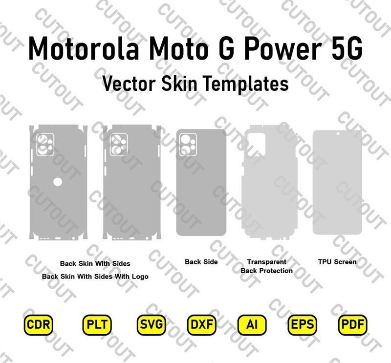 Motorola Moto G Power 5G Vector Skin Cut Files