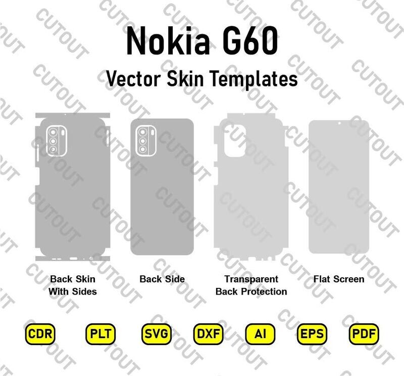 Nokia G60 Vector Skin Cut Files