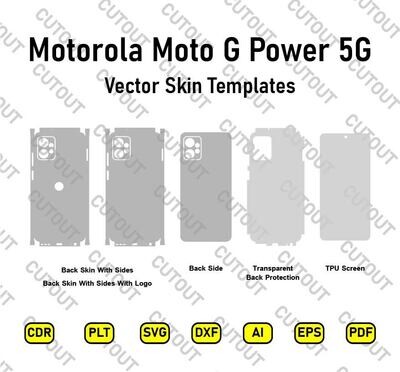 Motorola Moto G Power 5G Vector Skin Cut Files