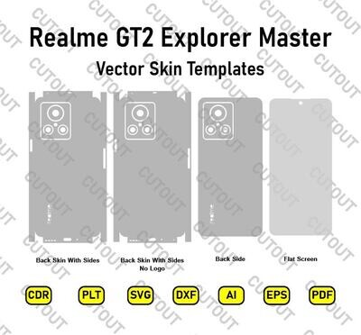 Realme GT2 Explorer Master-Vektor-Skin-Vorlagen