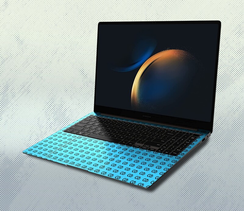 Samsung Galaxy Book3 Pro 16 NP960XFG  2023 Vector Skin Cut Files + Free PSD Skin Mock-up