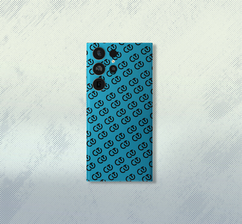 Vinyl Skin Mock-up For Smart Phone Samsung Galaxy S23 Ultra