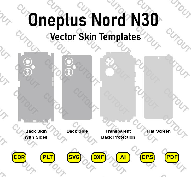 Oneplus Nord N30 Vector Skin Cut Files