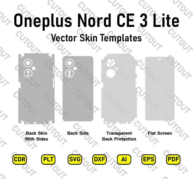 Oneplus Nord CE 3 Lite Vector Skin Cut Files