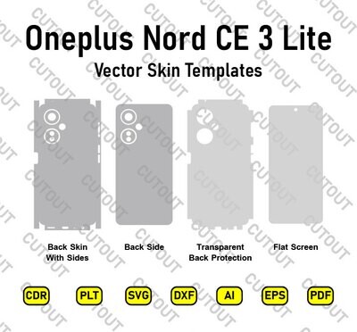 Oneplus Nord CE 3 Lite Vector Skin Cut Files