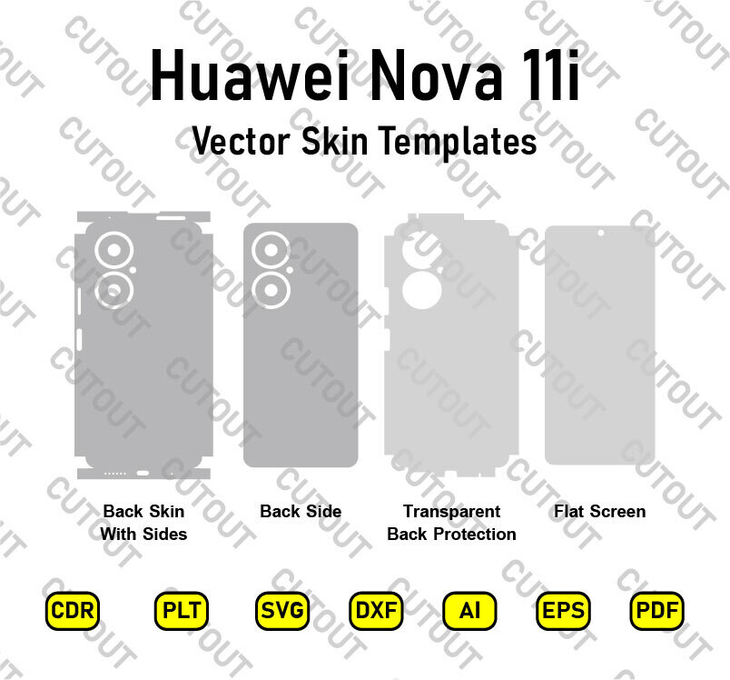 Huawei Nova 11i Vector Skin Cut Files