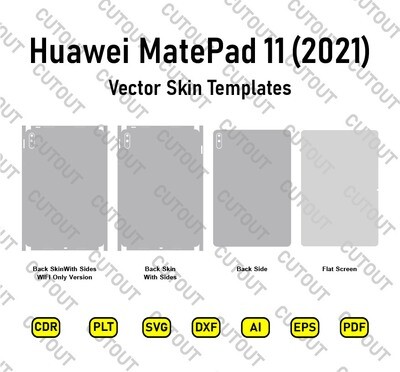 Huawei MatePad 11 (2021) Vector Skin Cut Files