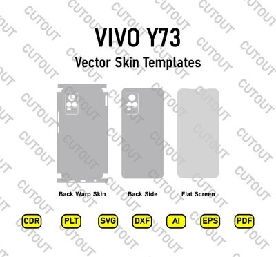 Vivo Y73 Vector Skin Cut Files