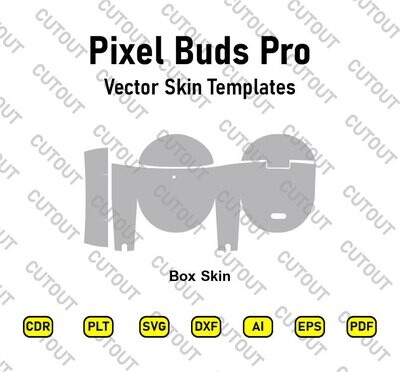 Google Pixel Buds Pro Vector Skin Cut Files