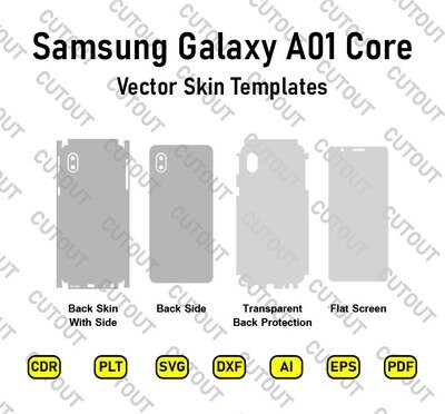 Samsung Galaxy A01 Core Vector Skin Cut Files
