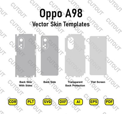 Oppo A98 Vektor-Skin-Cut-Dateien