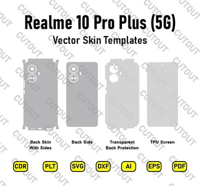 Realme 10 Pro Plus 5G Vector Skin Cut Files