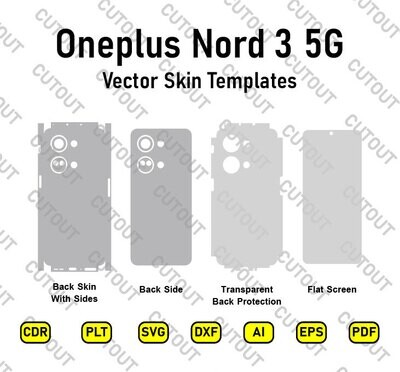 Oneplus Nord 3 5G Vector Skin Cut Files