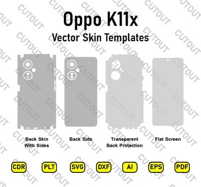 Oppo K11X Vector Skin Cut Files