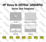 Archivos de corte de piel vectorial HP Victus 16-E0175AX