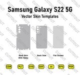 Samsung Galaxy S22 5G Vector SKin Archivos cortados