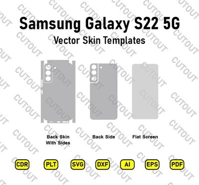 Samsung Galaxy S22 5G Vector SKin Cut Files
