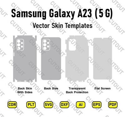Samsung Galaxy A23  Vector Skin Cut Files