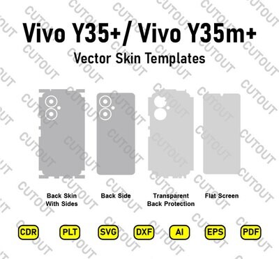 Vivo Y35+/Vivo Y35m+ Vektor-Skin-Cut-Dateien