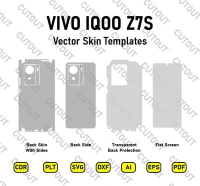 Vivo iQOO Z7s Vector Skin Cut Files