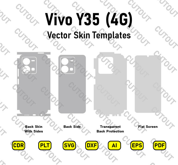 Vivo Y35 (4G) Vector Skin Cut Files