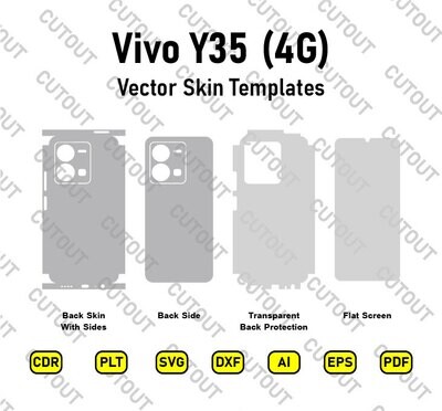 Vivo Y35 (4G) Vektor-Skin-Cut-Dateien