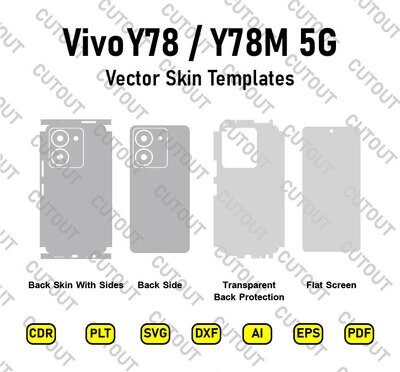 Vivo Y78 5G/Y78M 5G Vector Skin Cut Files