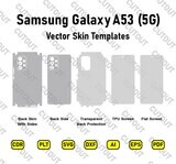 Samsung Galaxy A53 5G Vector Skin Cut Files Templates