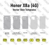 Honor X8a (4G) Vector Skin Cut-Dateien