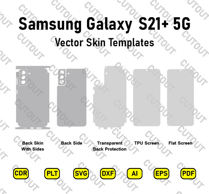 Samsung Galaxy S21+ 5G Vector Skin Cut Files