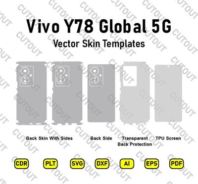 Vivo Y78 Global 5G Vector Skin Cut Files