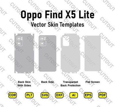 Oppo Find X5 Lite Vector Skin Cut Files