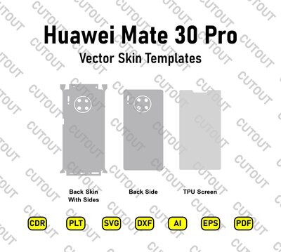 Huawei Mate 30 Pro Vector Skin Cut Files