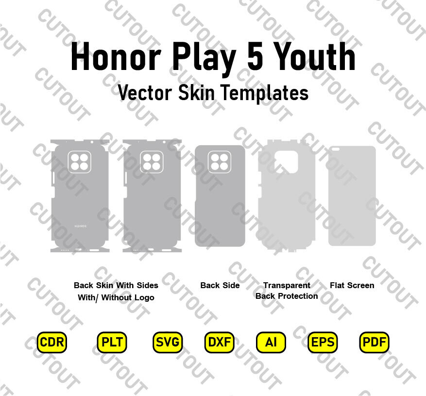 Honor Play 5 Youth Vector Skin Cut Files