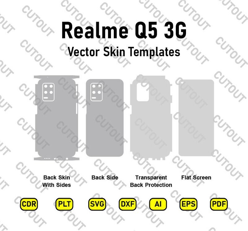 Realme Q3 5G Vector Skin Cut Files