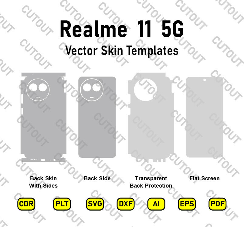 Realme 11 5G Vector Skin Cut Files