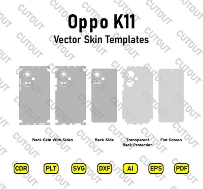 Oppo K11 Vector Skin Cut Files