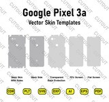 Vektor-Skin-Cut-Dateien für Google Pixel 3a