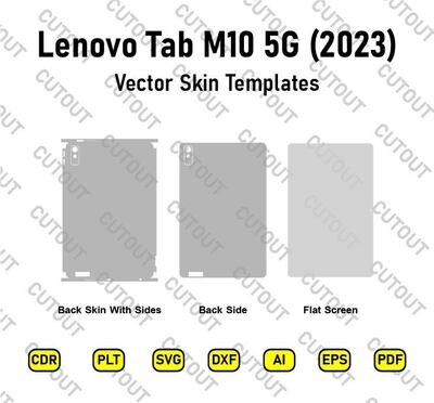 Lenovo Tab M10 5G 2023 Vector Skin Cut Files