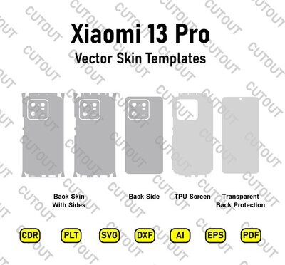 Xiaomi 13 Pro Vector Skin Cut Files
