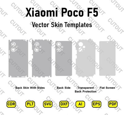 Xiaomi Poco F5 Vector Skin Cut Files