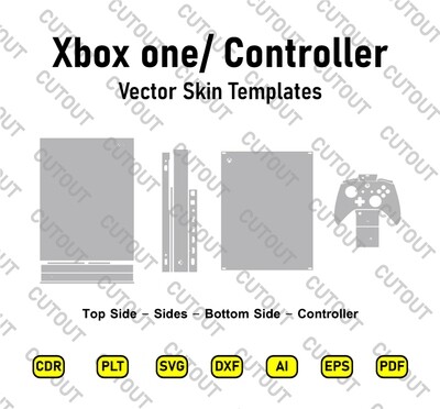 Xbox one and Controller Vector Skin Cut Files
