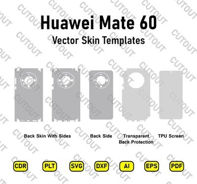 Huawei Mate 60 Vector Skin Cut Files
