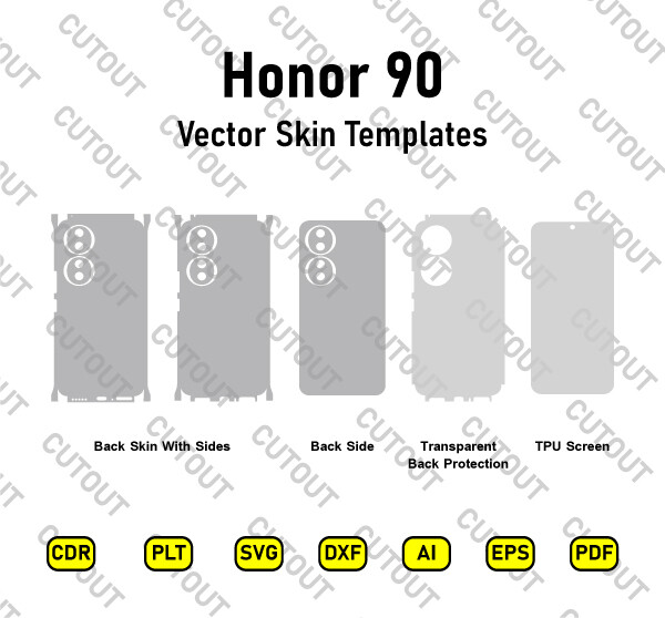 Honor 90 5G Vector Skin Cut Files