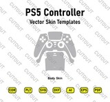 ​Playstation 5 Controller Vector Skin Cut-Dateien