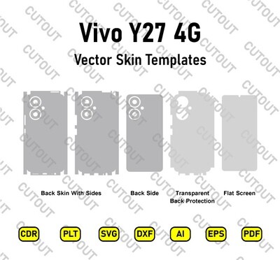 Vivo Y27 4G Vector Skin Cut Files