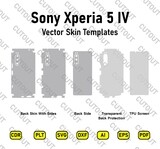 ​Archivos de corte de piel vectorial para Sony Xperia 5 IV