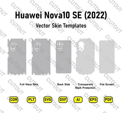 Huawei Nova 10 SE Vector Skin Cut Files